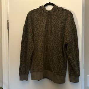 Victoria Secret cheetah print hoodie
